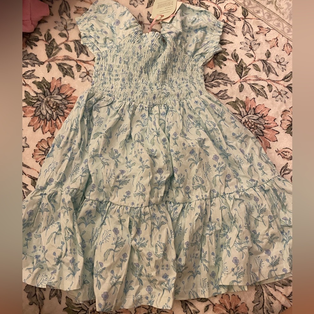 Sweethoney Puff Sleeve Dress - Periwinkle Blues nwt size 5t